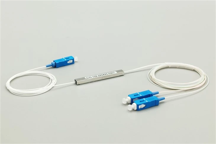 1 × 2 Plc Fiber Splitter Mini Tube SC UPC