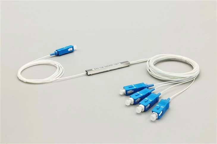 1 × 4 SC UPC Plc Fiber Splitter, Modulu Mini