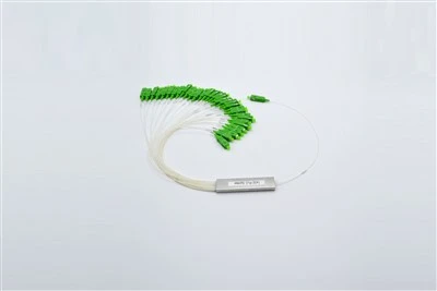 1X32 PLC Fiber Splitter, Tubu ta 'l-Azzar, Bare Fiber 250μm, SC APC, Singlemode