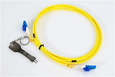 Fiber Optic Lc Upc Biex Lc Upc Patch Cable Duplex